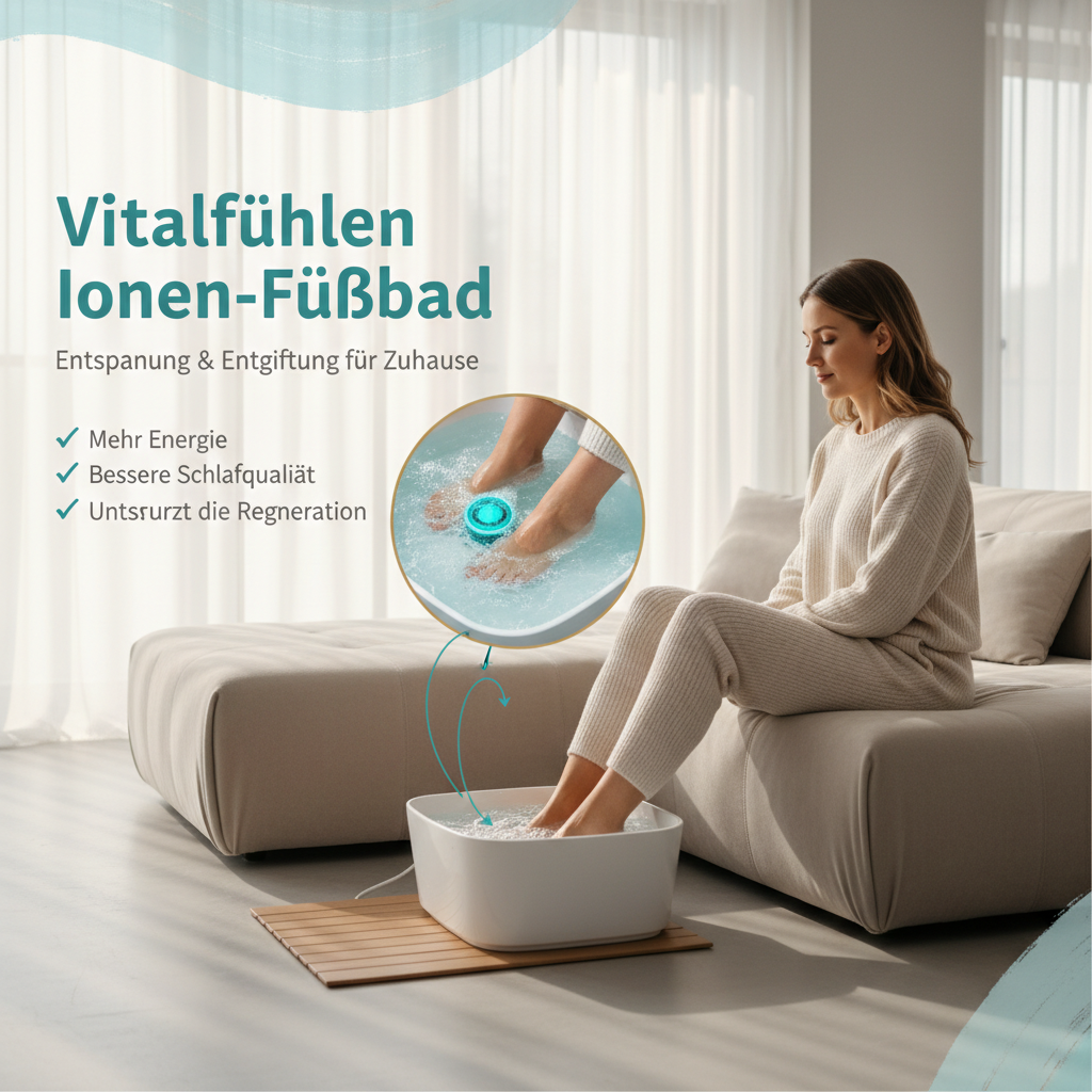 Ionisches Detox Spa Fußbad - Gesund und Vital